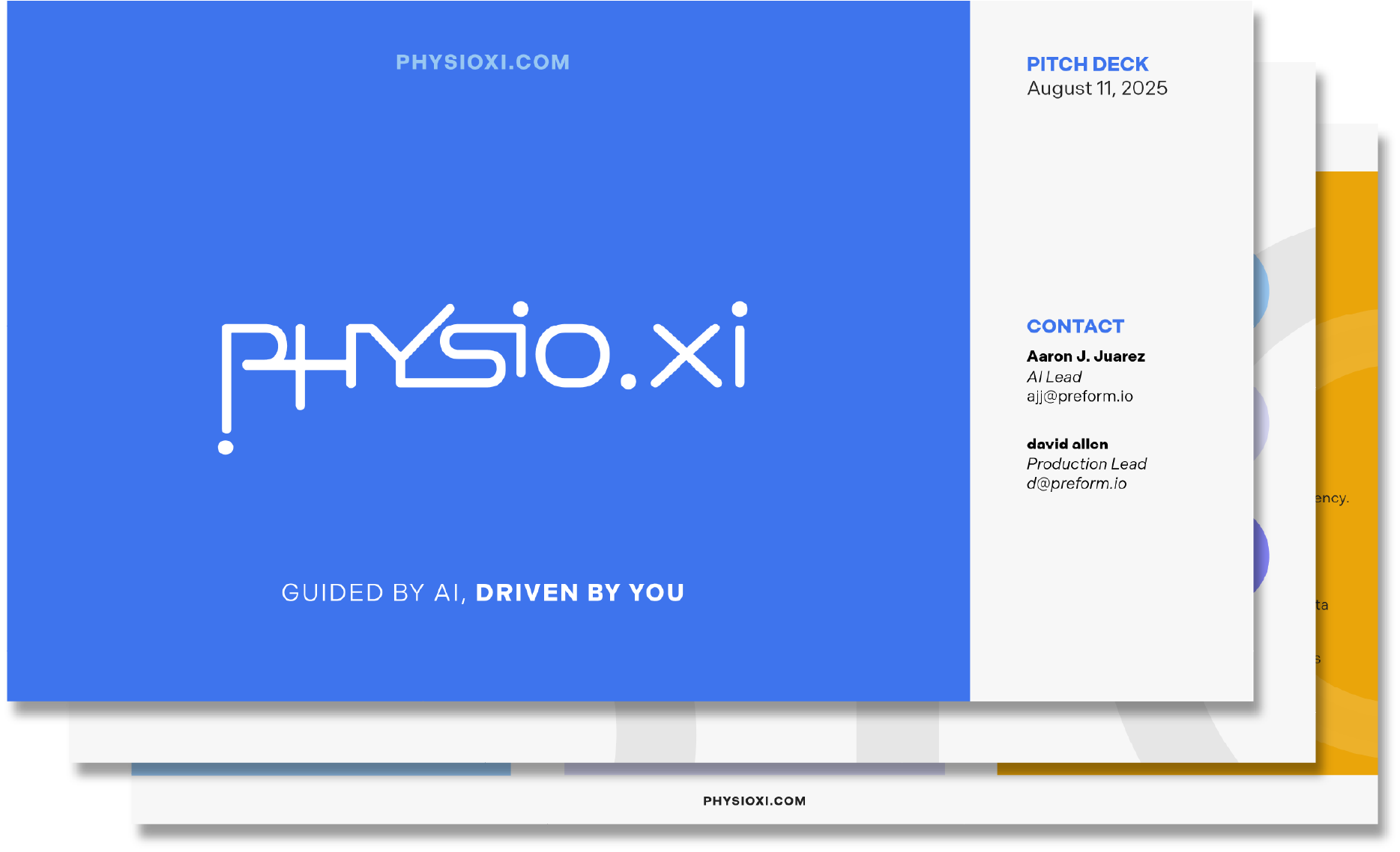 Pitch deck